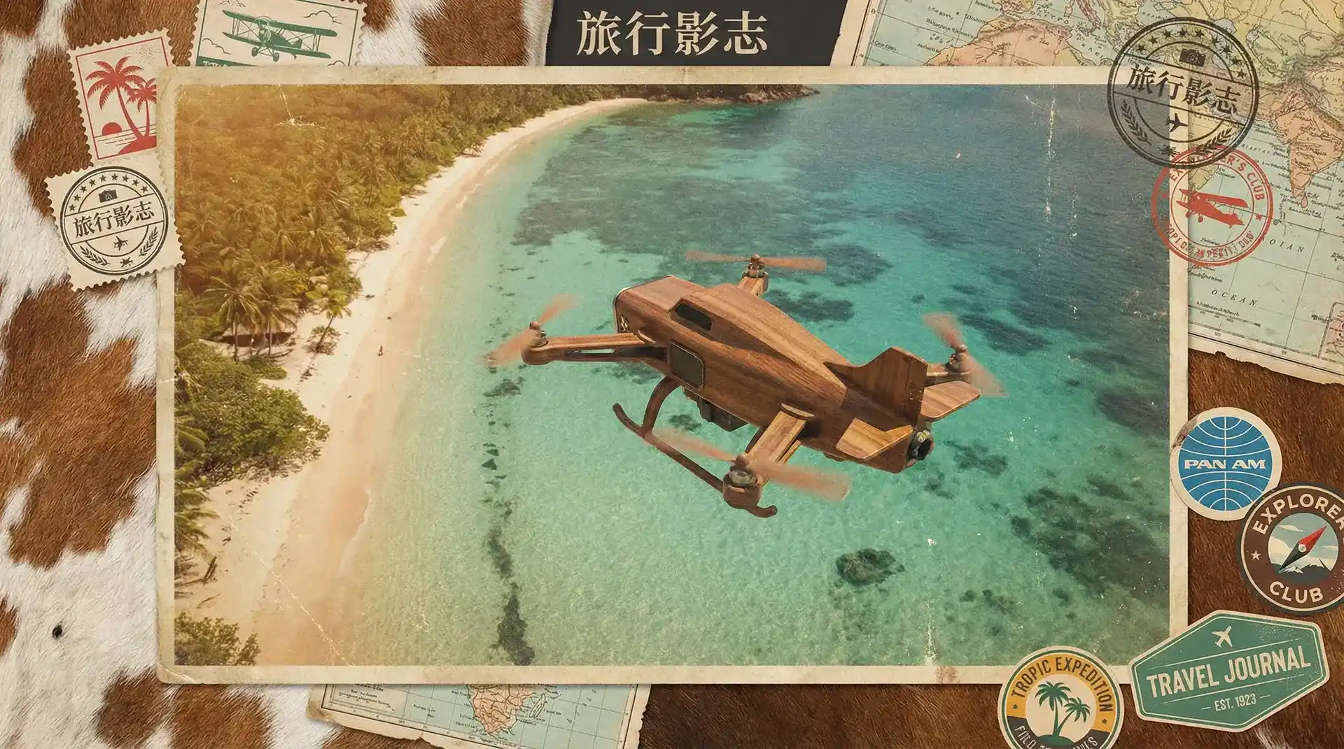 航拍无人机俯瞰海滩 - 51黑料 航拍设备